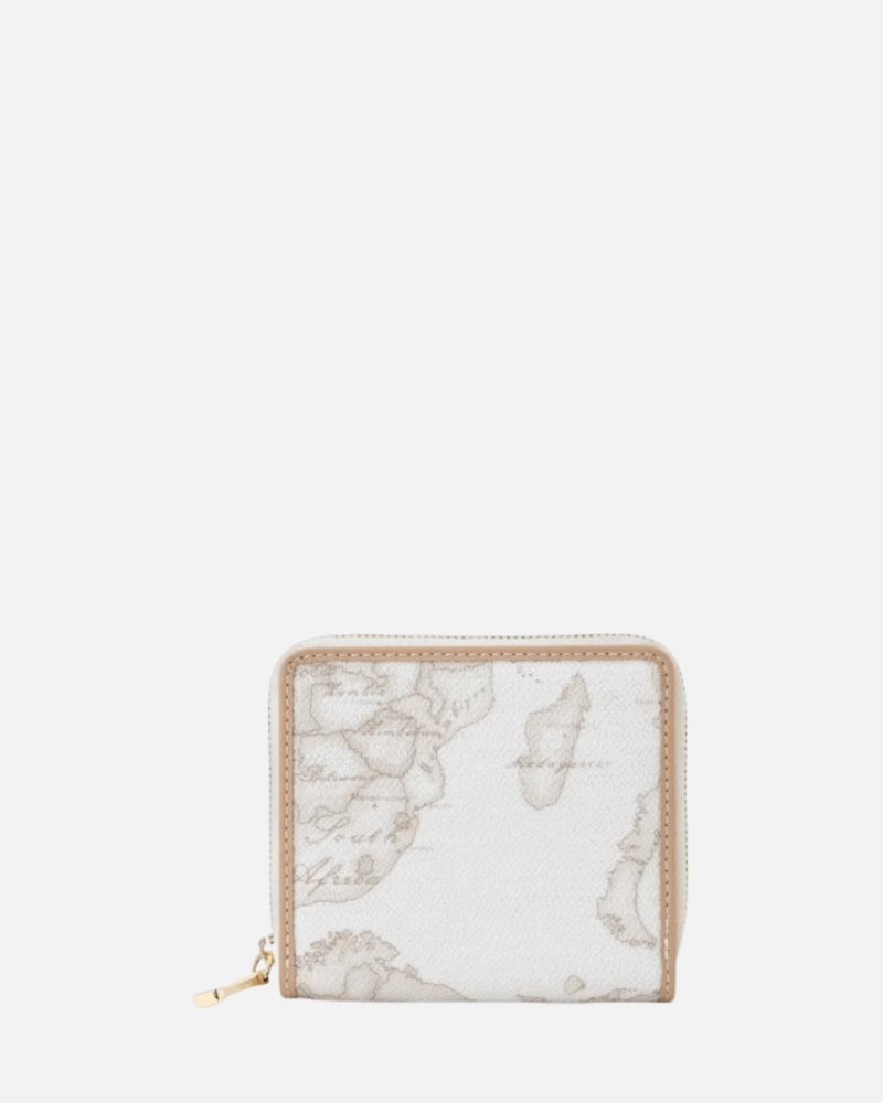 Geo Classic Small Wallet White