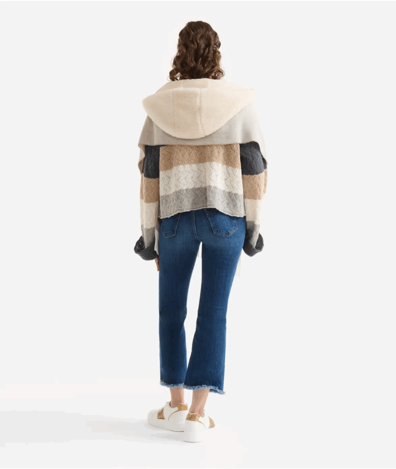 Shall i leshte me kapuc 37x200 Cream - Image 2