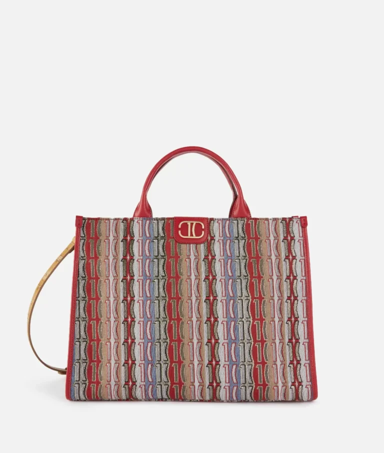 1C Jacquard cante shopping Raspberry (Copy)