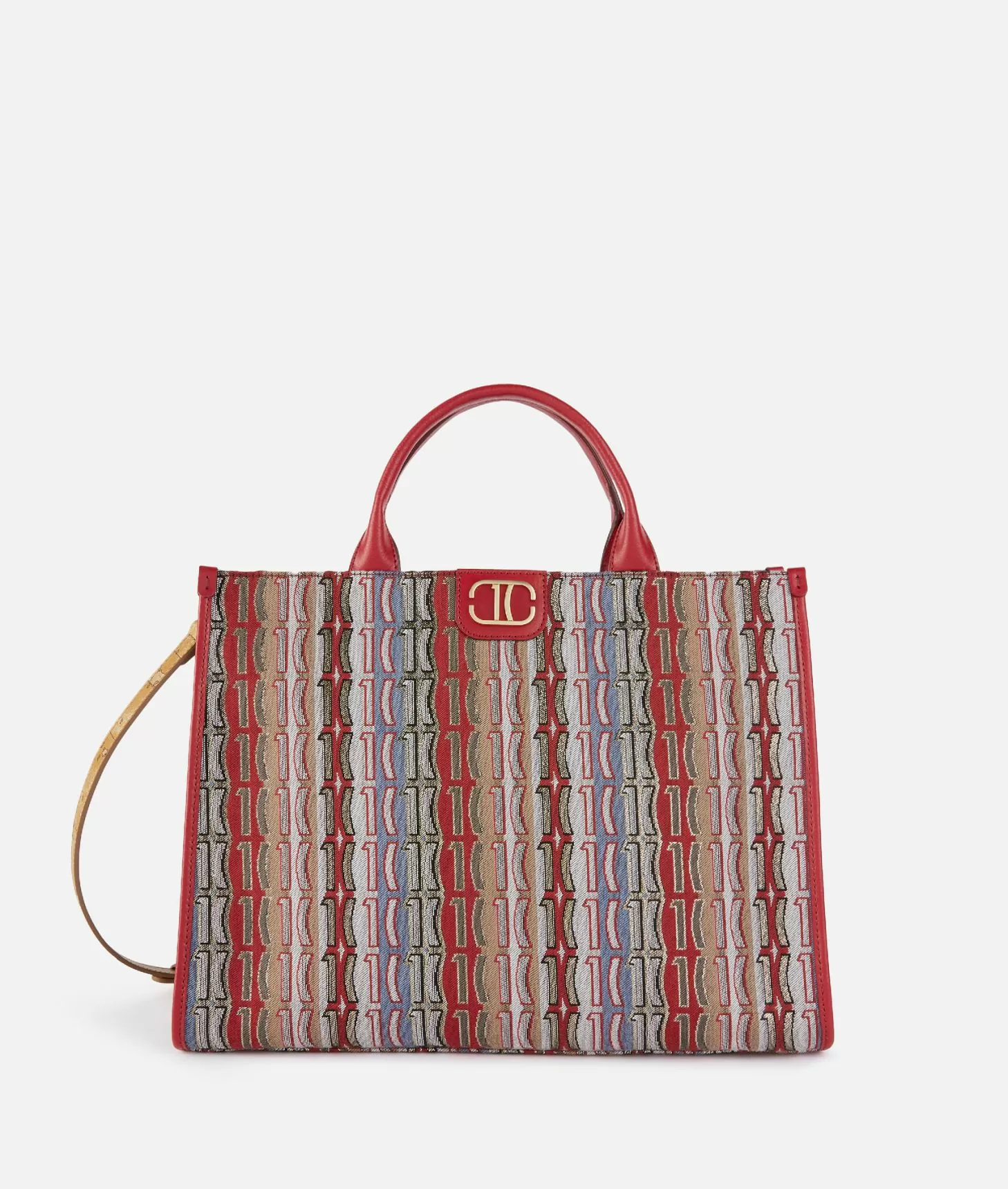 1C Jacquard cante shopping Raspberry