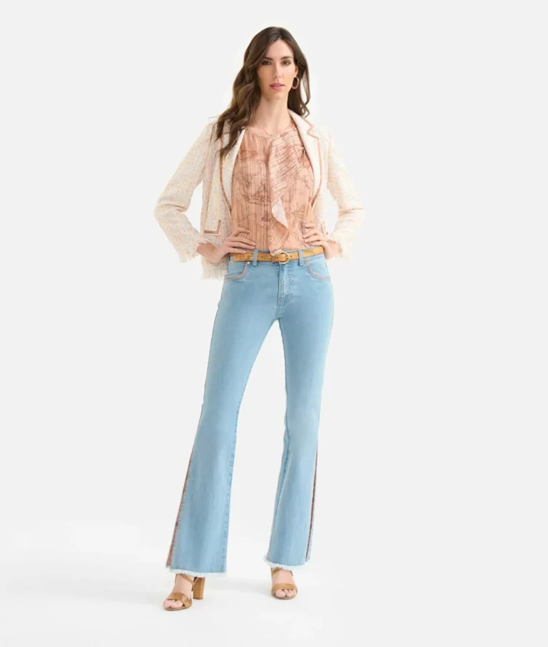 Pantallona Denim Blu Beach
