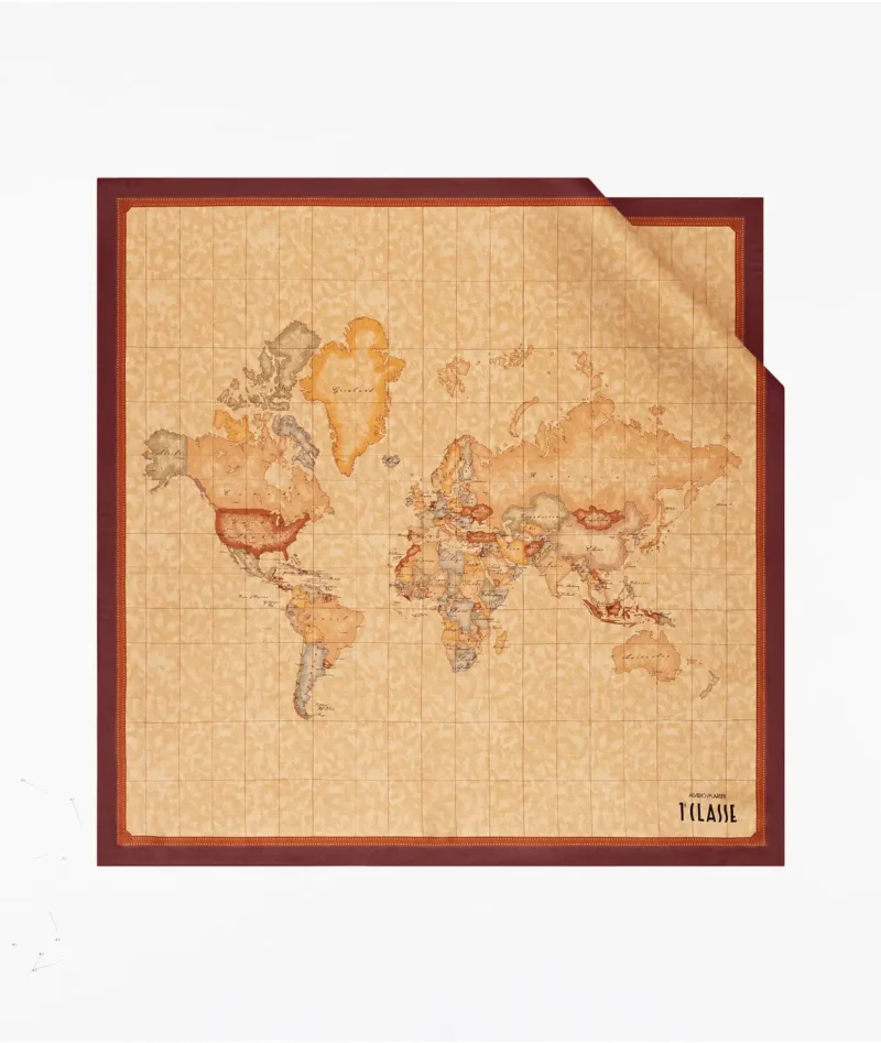 SHALL Geo Classic 70x70 MAPPLE RED