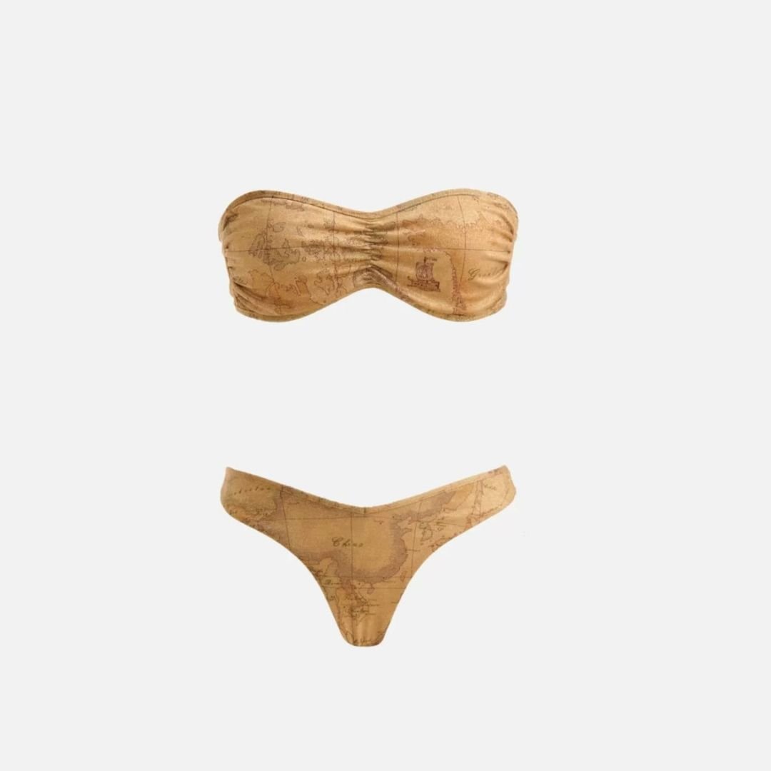 Bikini Geo Lamé Fashe