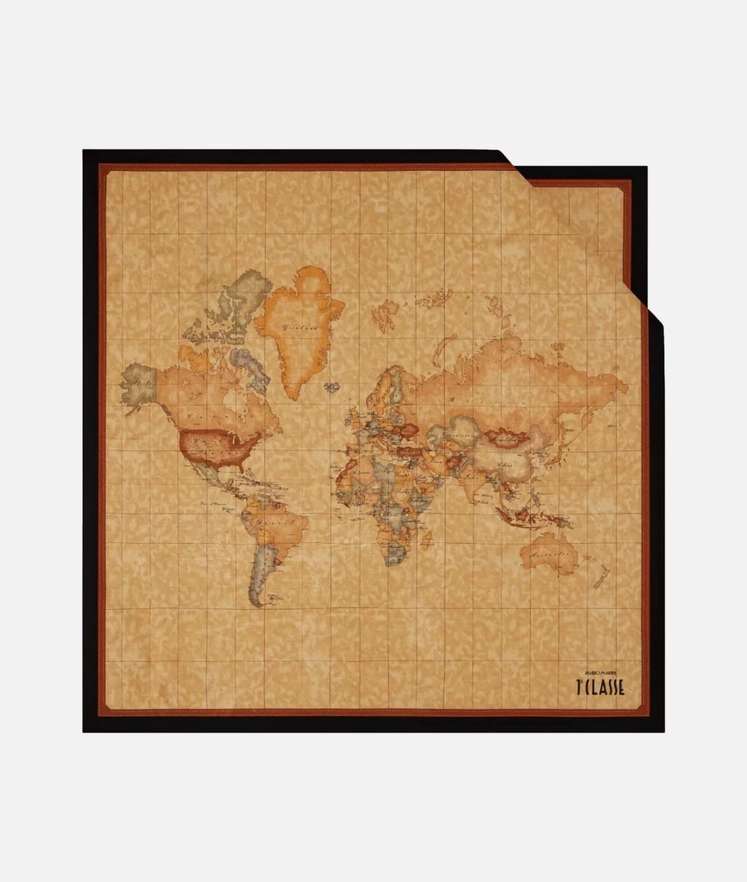 Shall 70x70 cm me kontur black