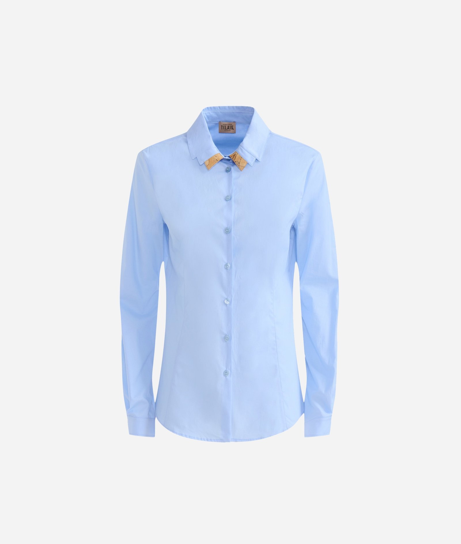 Kemishe blu me detaje Geo Classic