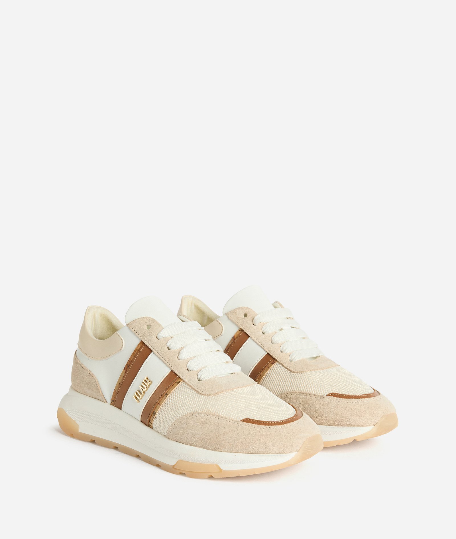 Suede Running Atlete Beige