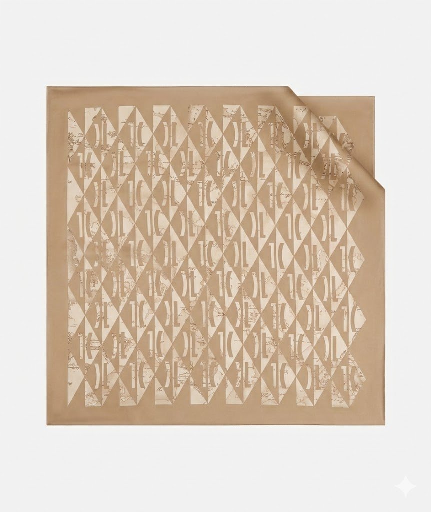 Shall 1C MONOGRAM PRINT  73X73