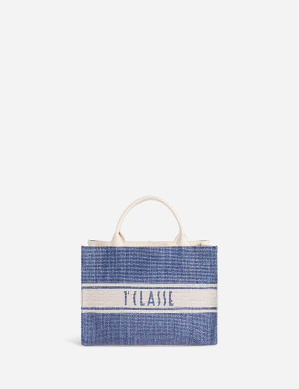 Rafia Coast Handbag Blue