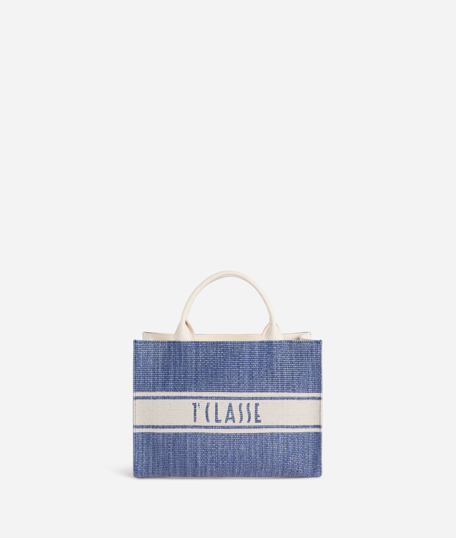 Rafia Coast Handbag Blue