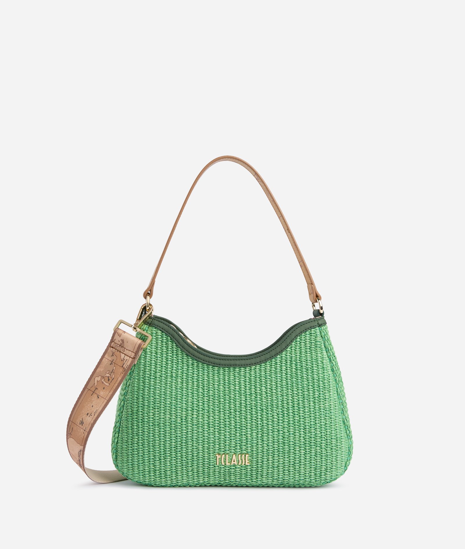Sunny Rafia shoulder bag Green