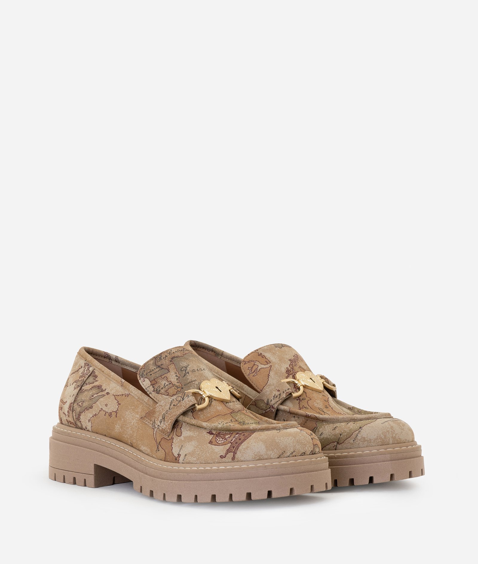 Loafers with heart-shaped horsebit Geo Classic