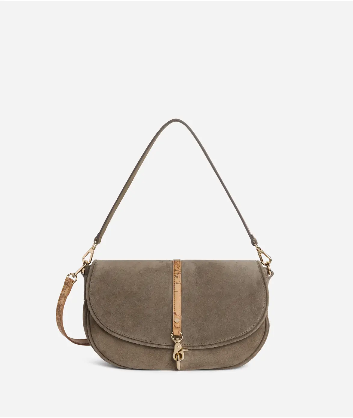 Savage Leather crossbody bag Olive Green