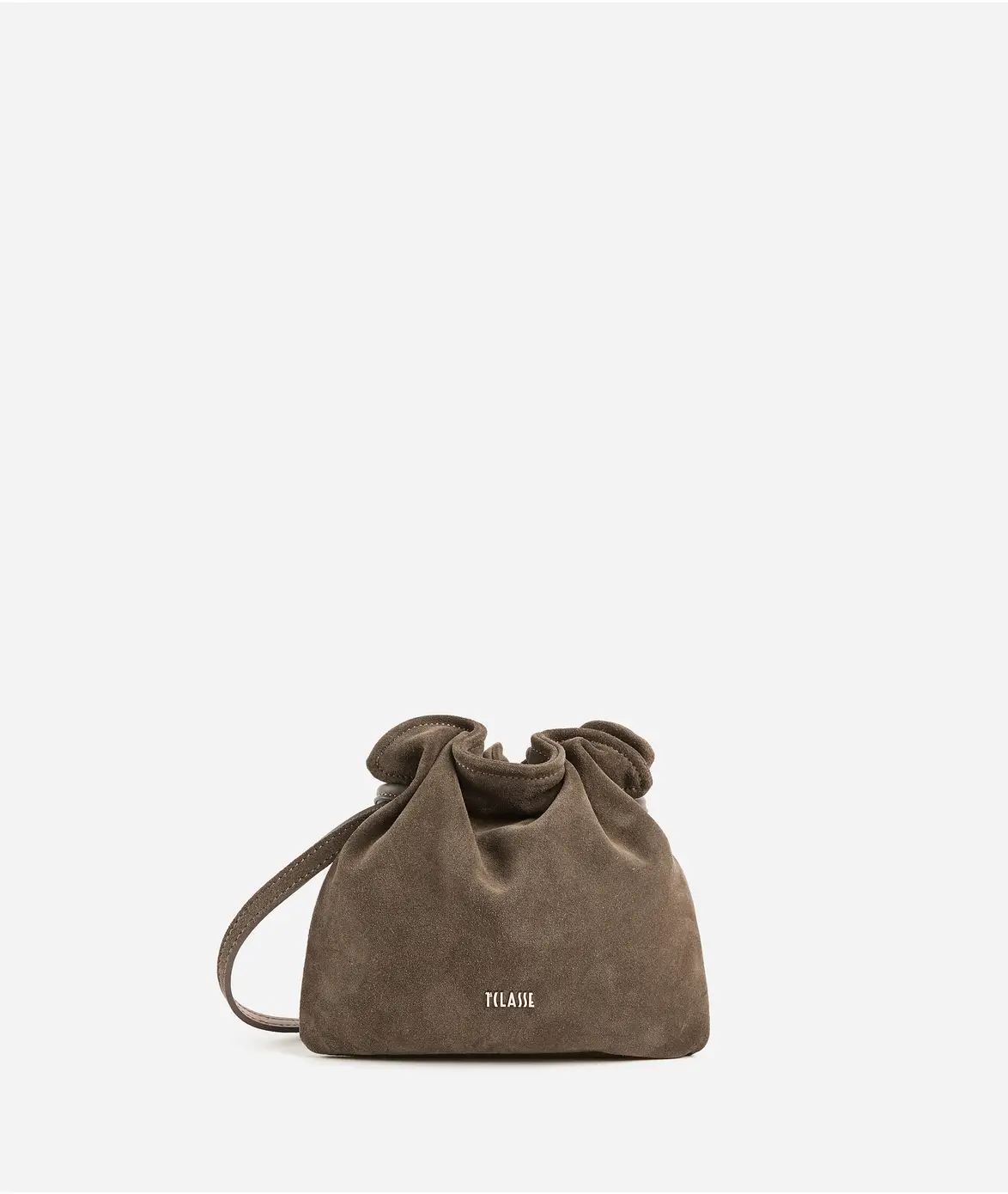 Savage Leather mini bucket bag Olive Green