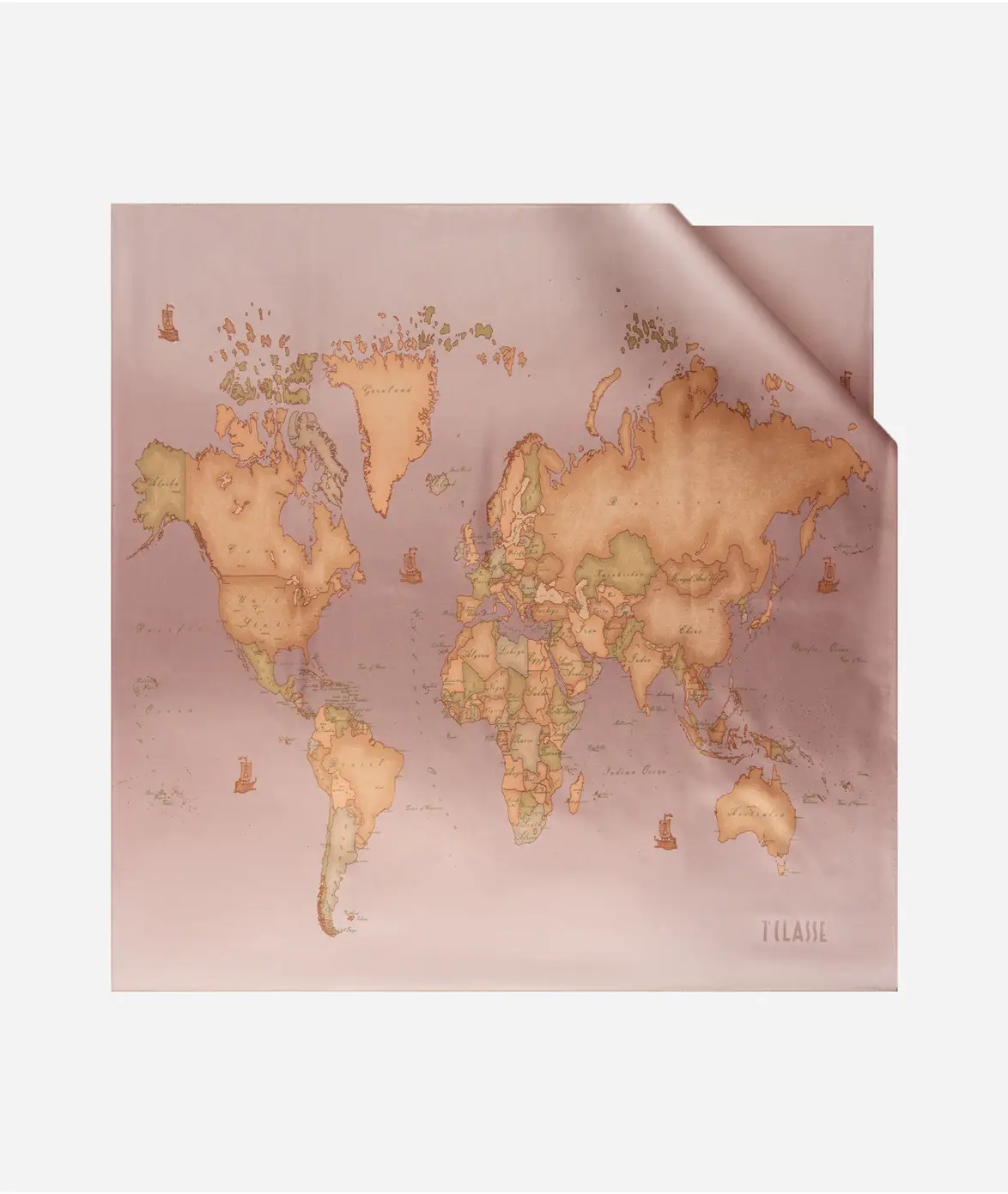ShaLL Geo Gradient 73x73ROSE GOLD