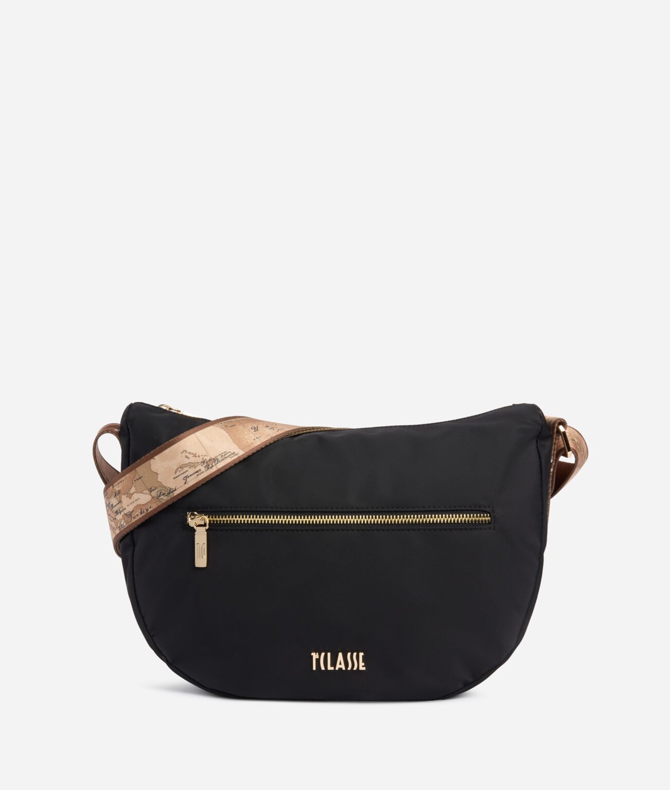 Whisper medium halfmoon bag Black