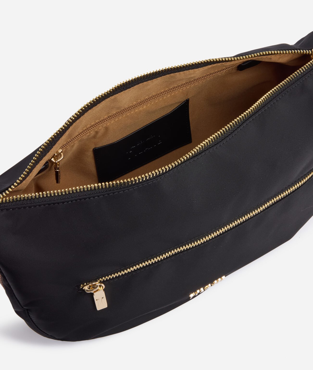 Whisper medium halfmoon bag Black thumbnail 3