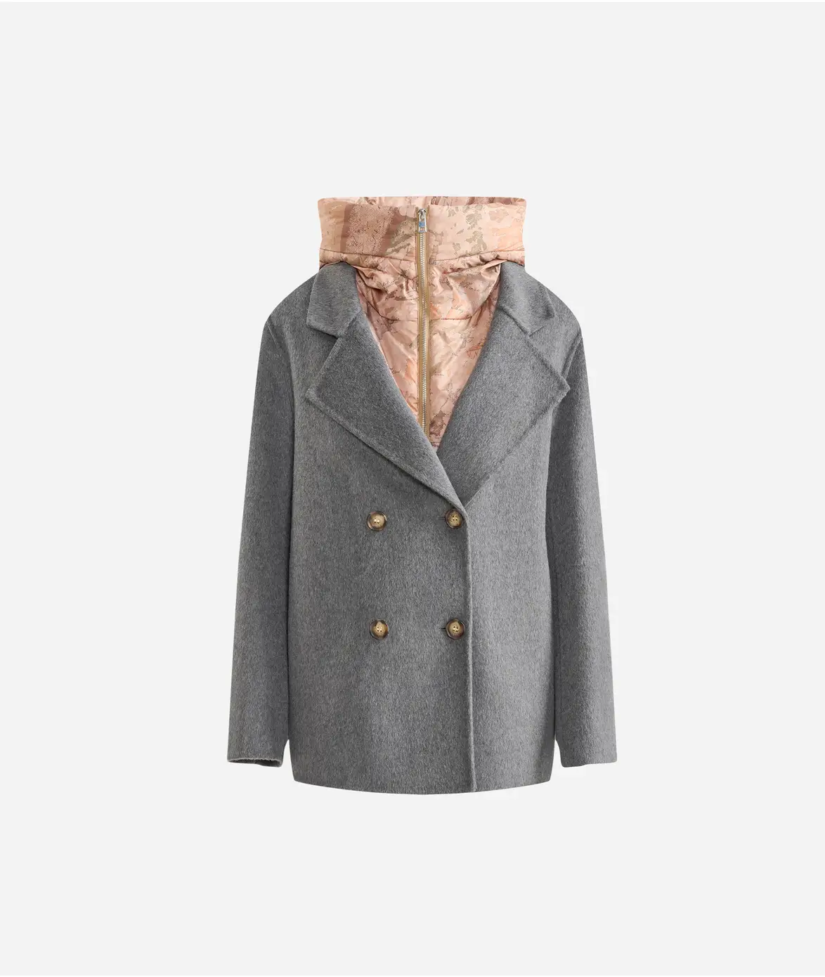 Pallto peacoat me kapuç GEO CLASSIC