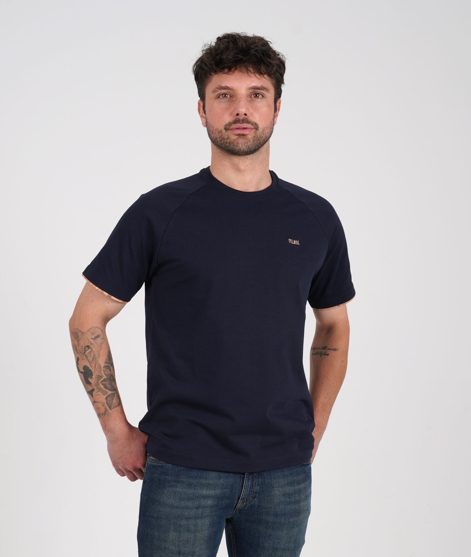 T-shirt Blu me detaj Geo Classic